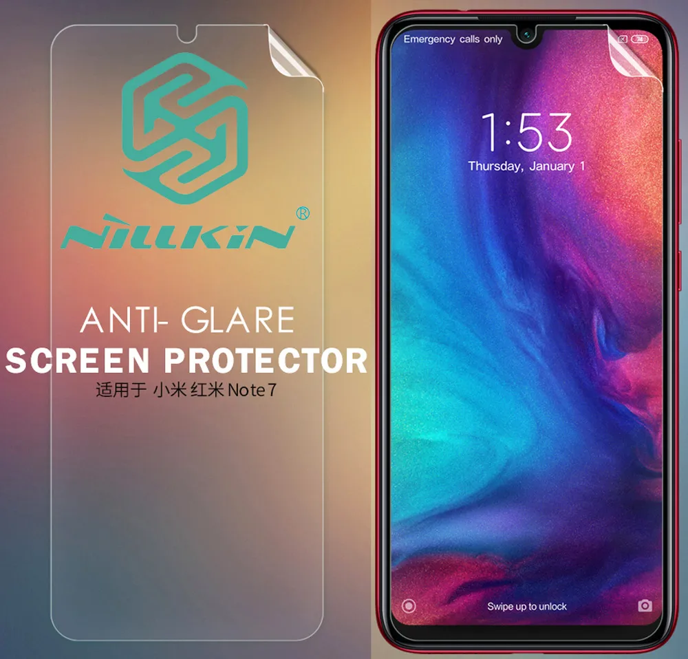 Nillkin матовый HD Прозрачный экран Защитная пленка для Xiaomi Redmi Note 7 Pro 7A мягкий прозрачный кристалл