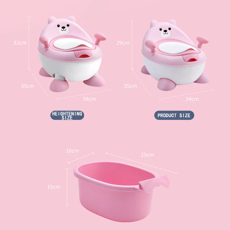Многофункциональный горшок для Bear Baby Potty тренировочный девочки мальчика