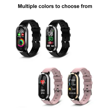 

T1 Smart Wristbands Sport Fitness Bluetooth Bracelet Heart Rate Blood Pressure Monitor Tracker Watch Pedometer Bands