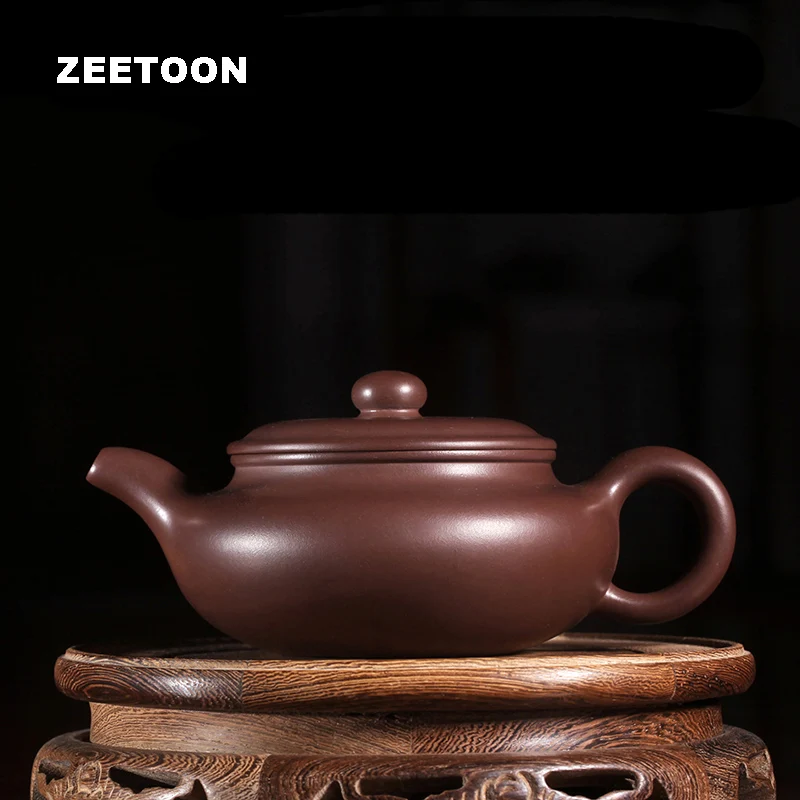 220cc античный горшок мастер ручной работы Аутентичные Исин Чай горшок китайский здоровья фиолетовый глины Чай комплект Чай горшок КЛЫК ГУ горшок чай ware чайник