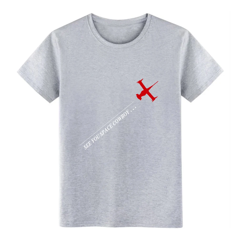Cowboy Bebop t shirt Knitted tee shirt round Neck male Crazy New Fashion Spring Autumn Letters shirt
