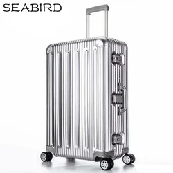 SEABIRD 100% All Aluminum Luggage Hardside Rolling Trolley Luggage travel Suitcase 20 Carry on Luggage 22 26 30 Checked Luggage SEABIRD 100% All Aluminum Luggage Hardside Rolling Trolley Luggage travel Suitcase 20 Carry on Luggage 22 26 30 Checked Luggage