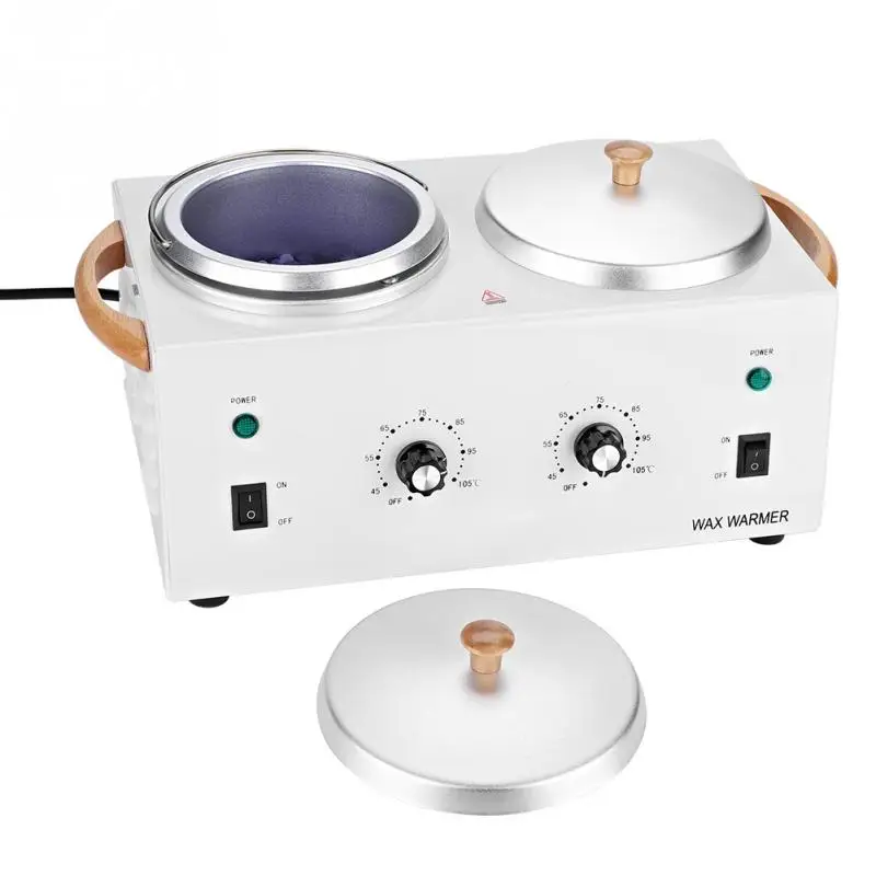 Double Wax Warmer Hot Electric Paraffin Wax Heater Machine Salon Spa Pot Depilatory Waxing Heater Hair Removal Waxing Warmer Double Wax Warmer Hot Electric Paraffin Wax Heater Machine Salon Spa Pot Depilatory Waxing Heater Hair Removal Waxing Warmer