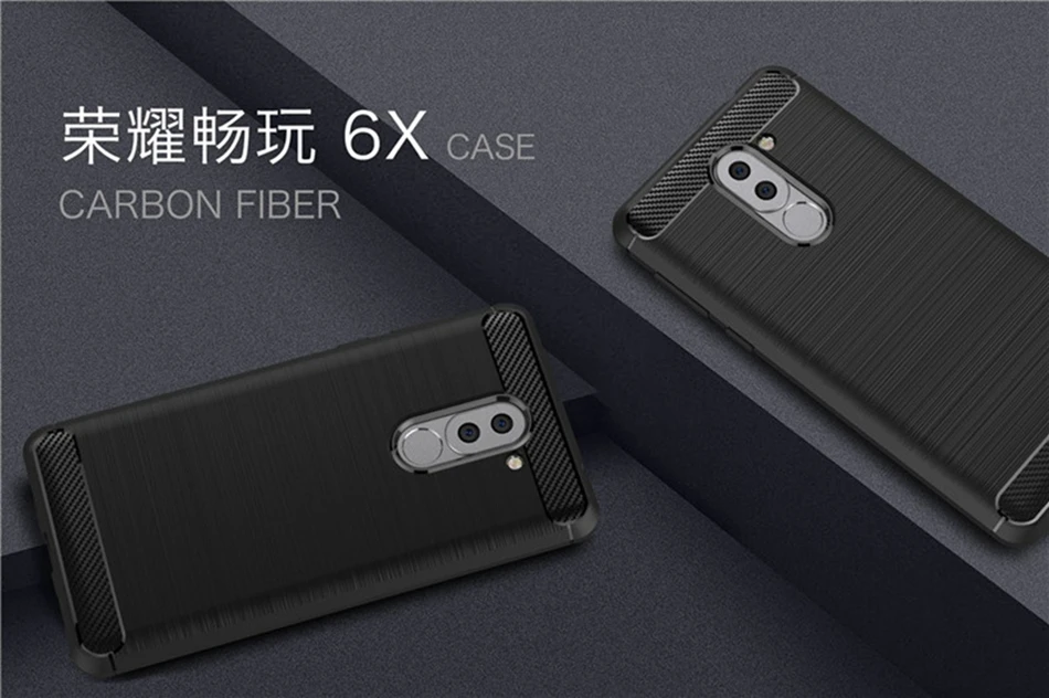 Soft TPU Case for Huawei Honor 6X Case Carbon Fiber Phone Cover for Huawei Honor 8 10 9 Lite V8 V10 V9 play 5C 5X 6A Magic Coque (1)