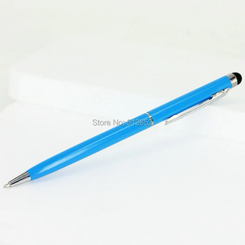 KTG1089L_1_2 in 1 Stylus Touch Pen + Ball Pen iPhone 6S 7 7 Plus iPad 4 5 6 iPod Touch Suit for Universal Smart Phone Tablet PC Pen