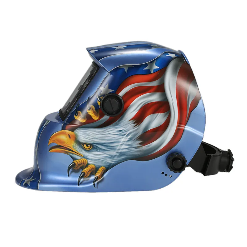

Solar Auto Darkening Welding Helmet Weld Welder Lens Grinding Mask Arc Tig Mig Grinding Eagle Black