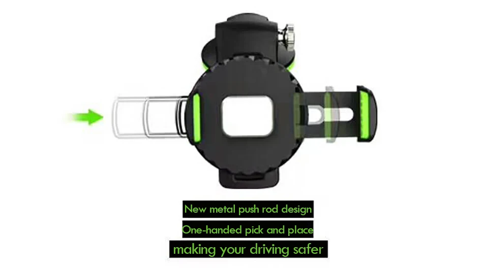 !ACCEZZ Universal Car Phone Holder For iPhone X 8 Plus 360 Degree Rotating Support Bracket For Xiaomi Samsung Glass Mount Stand (14)
