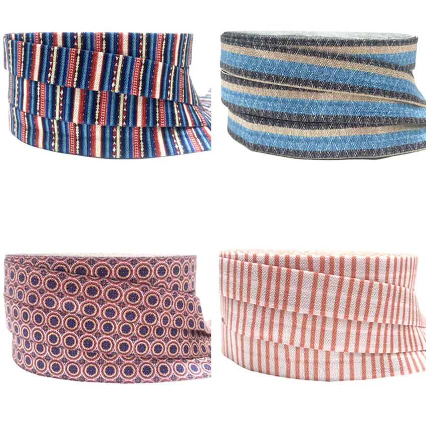 Printed Elastic Aztec Print 58 FOE Aztec Fold Over Elastic Aztec Elastic Ribbon Wholesale FOE Elastic By the Yard Elastic Trim