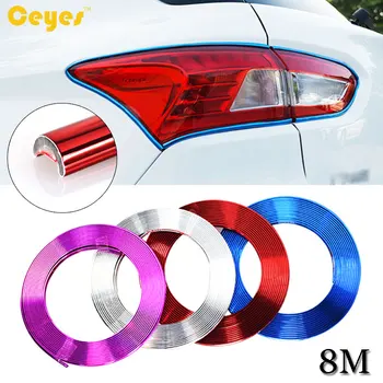 

8M Car-Styling DIY Auto Car Rim Wheel Hub Tire Decorative Sticker Case For Mercedes Bmw M Mini Alfa Audi Saab Suzuki Skoda Mazda