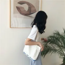 Холщовая Сумка Многоразовый тотализатор Женская сумка для покупок путешествия пляжные Наплечные сумки
