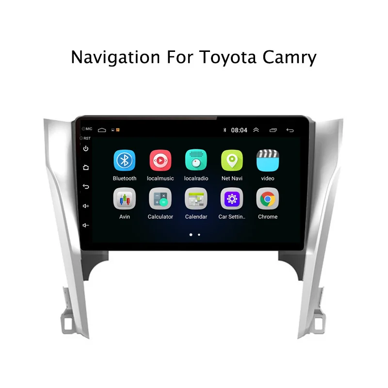 Ectwodvd Android 8 1 dvd плеер для автомобиля gps навигация Toyota Camry 2012 2013 2014 Радио