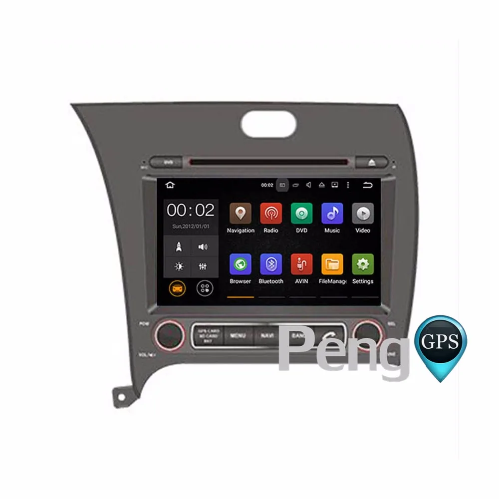 Top 8 Core 2 Din Android 8.0 CD DVD Player Car Radio for Kia Cerato K3 Forte 2013-2016 GPS Navigation Left/Right Hand Drive Stereo 2