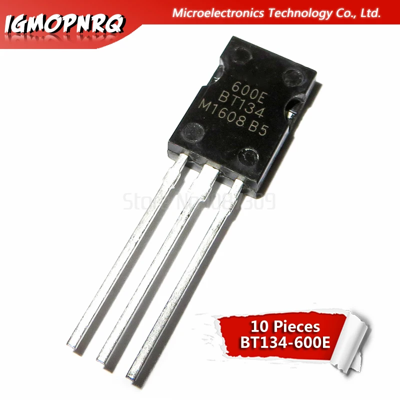 10Pcs Free Shipping Bt134 600E 600 600V 4A Triacs Rail Triac Sot 82 New Original huismerk kopen in de aanbieding