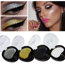 2017 New Brand Eyeshadow Single Professional Makeup Long Lasting Silver Gold Metallic Glitter Eyes Shadow Color