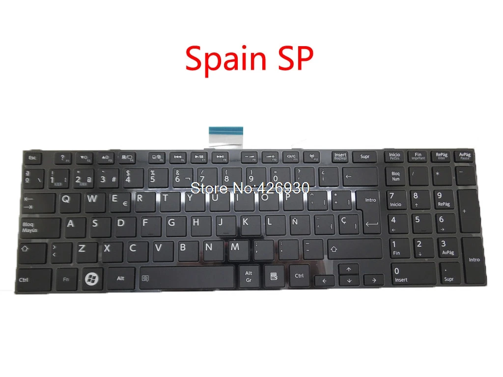 Ноутбук RU JP US SP с клавиатурой для Toshiba Satellite L50 A S50 России японской английской
