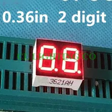 20 штук 2bit 2 бит общий катод положительный цифровой трубы 0.3" 0.36in. Красный светодиод Дисплей значный 7-сегментный