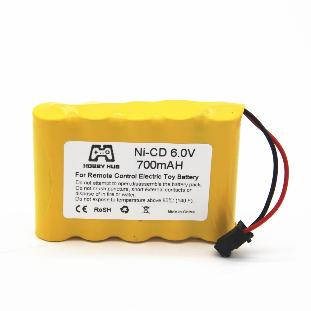 NI-CD 6,0 V 700mAH батарея несколько разъемов перезаряжаемая батарея для радиоуправляемой машины корабль игрушечный инструмент модель 6,0 v aa nicd 700 mah батарея