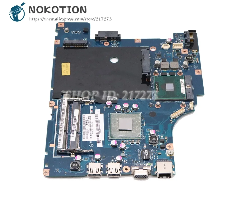 NOKOTION для lenovo G460 G460E Материнская плата ноутбука GM45 DDR3 Процессор 14 дюймов PAW10 LA-7011P основная плата