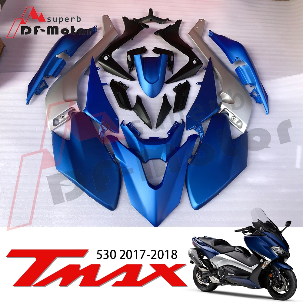 Мотоцикл Tmax обтекатель ABS пластик впрыска Tmax530 обтекатель комплект кузова болты для Yamaha Tmax 530 синий