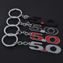 Автомобильный брелок с логотипом 5,0 брелок для ключей авто брелок с кольцом для ключей для Ford Mustang GT 500 Land Rover Cobra Focus SUV Авто Стайлинг