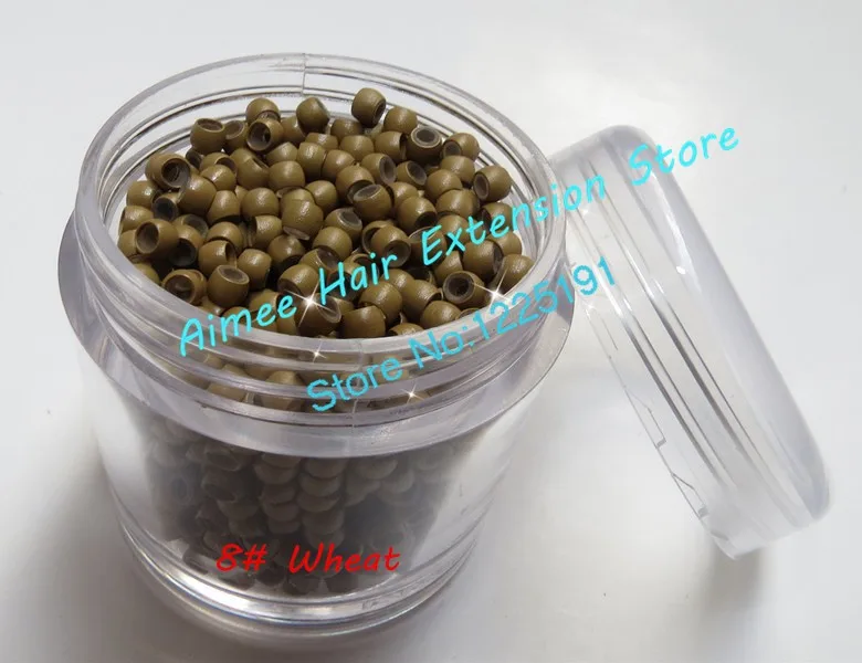 de Cabelo micro anéis de silicone 3.0mm