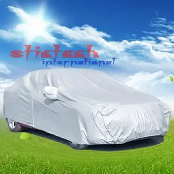 

by DHL or Fedex 50 pcs Universal Outdoor Full Car Cover Sun UV Snow Dust Resistant Protection Car Styling Auto Accessories