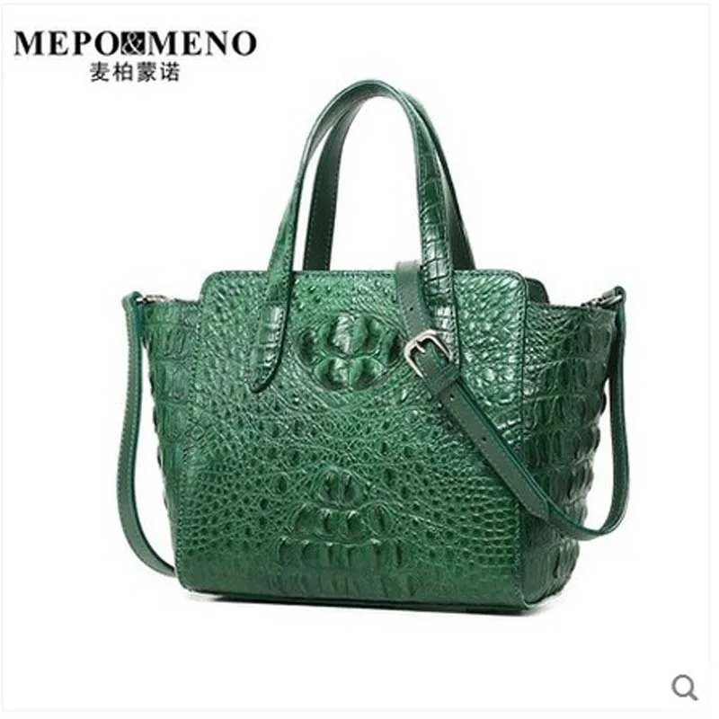 Maibomengnuo тайский крокодиловой кожи женские сумки модная женская одного плеча кросс-сумка новый отдых пакет