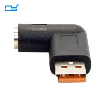 

DC 7.9*5.4mm DC Jack to Special USB Charger Power Adapter 90 Degree Angled for Lenovo Yoga3 PRO yoga 3 4 11 Laptop