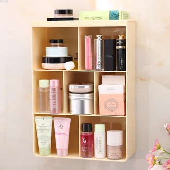 

Free of nail stickup wall commodity shelf academician dormitory clear up shelf bedchamber creativity bunkbed frame storage rack