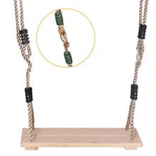 Для взрослых и детей, деревянные садовые качели, экологические, легко установить, дерево, качели, веревка, сиденье, подвесное, литое, для детей, LF115