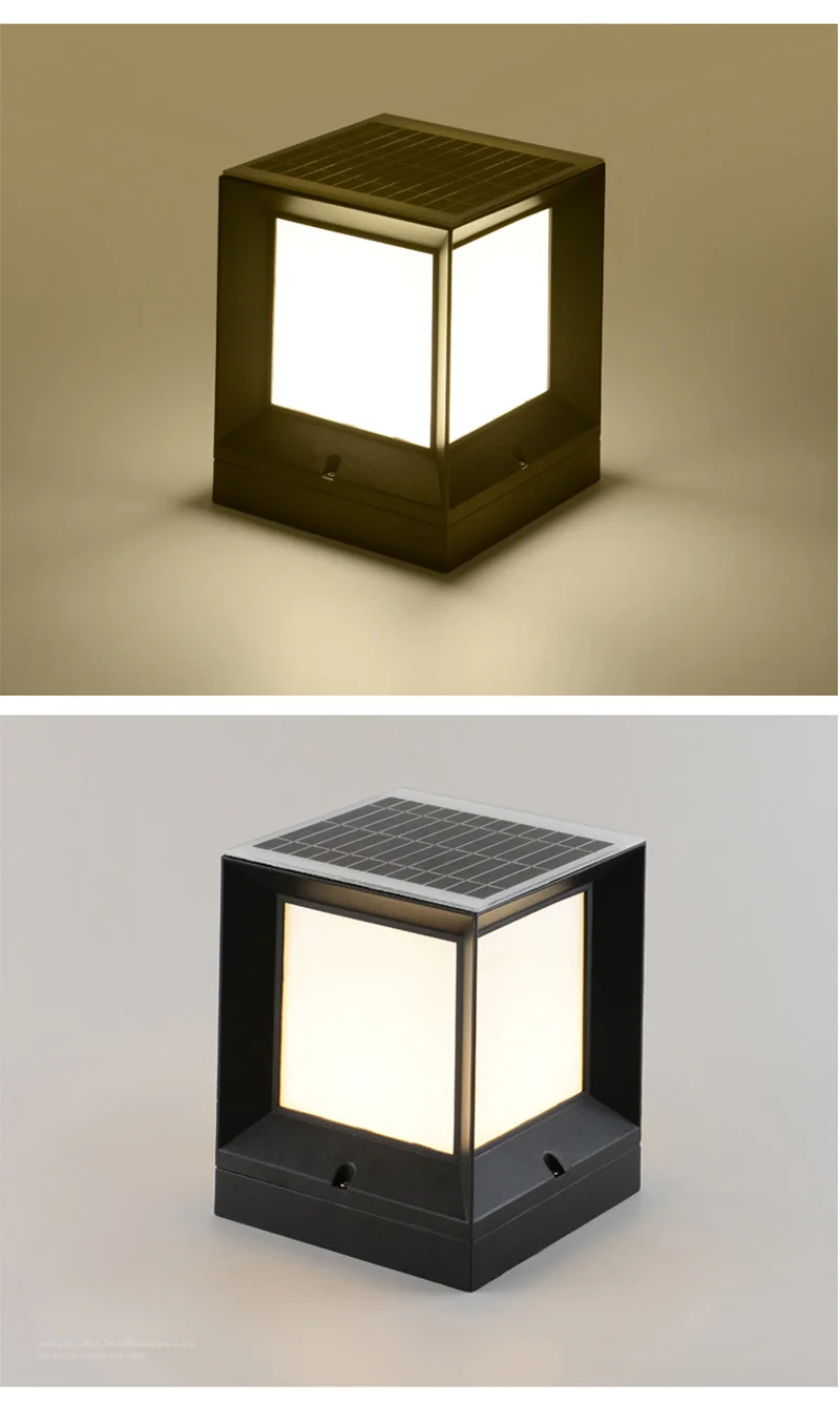 Preto à Prova Conduziu a Lâmpada de Iluminação do Jardim do Pátio ao ar Livre com Sensor para a Decoração do Assoalho Casa de Campo Nórdico Branco Água Solar Rua Ip44 d' 16 Nórdico IP44 Branco Preto À Prova D'
