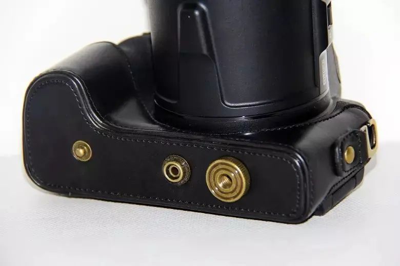 Кожа искусственная кожа камера Жесткий чехол сумка ручка для NIKON Coolpix P900s P900
