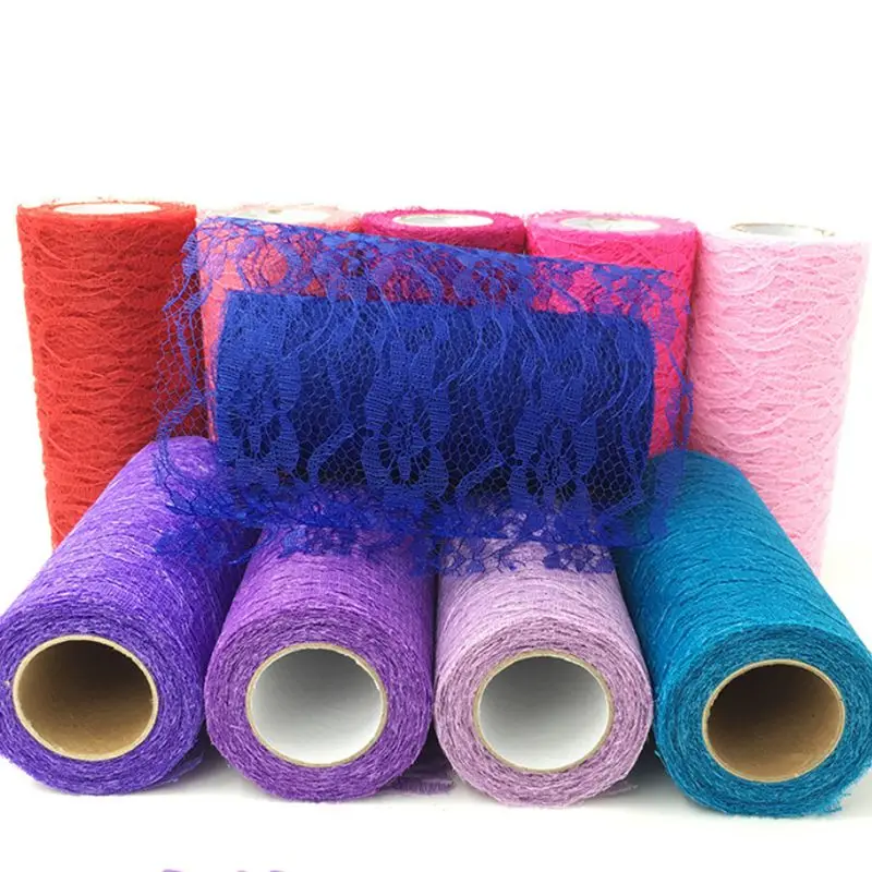 

wedding decoration tulle lace mesh Tutu Fabric DIY Crafts Birthday Party decoration 15cm in width 10yrds/roll TJ821