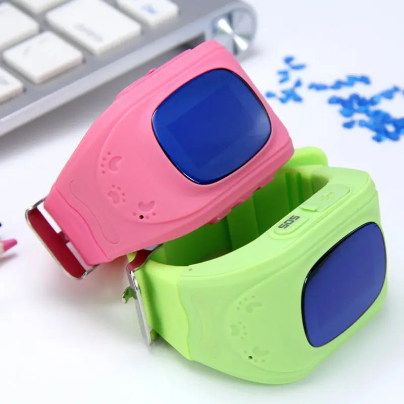 

OGEDA Anti Lost Q50 OLED Child GPS Tracker SOS Smart Monitoring Positioning Phone Kids GPS Baby Watch Compatible IOS & Android