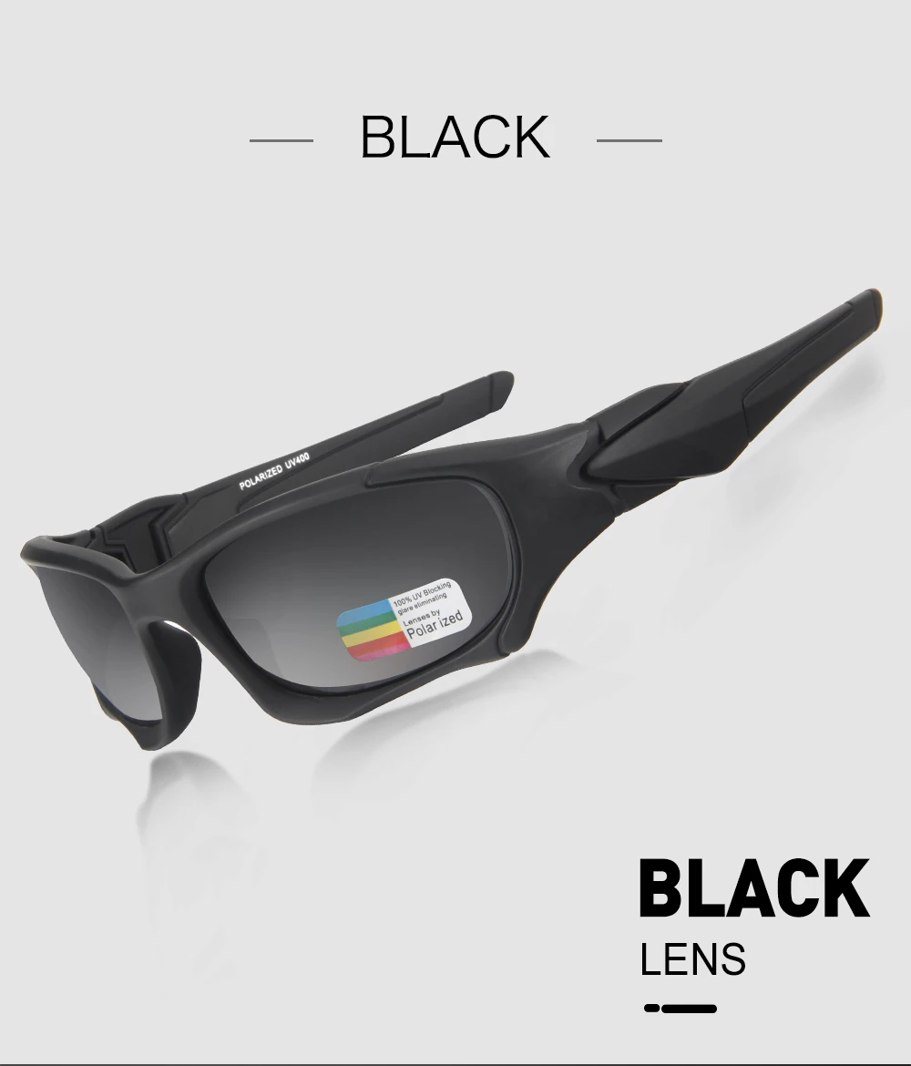 Queshark TR90 очки для рыбалки, спортивные поляризационные рыбацкие солнцезащитные очки Защита от ультрафиолетовых лучей, походные очки для кемпинга, рыболовные очки