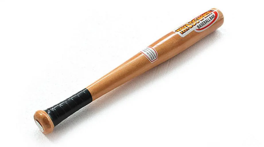 Baseball Bat Wood 86cm Long Hooligan 