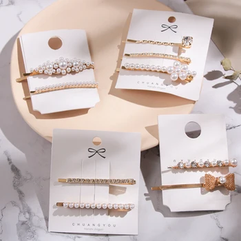 

Pearl Barrette Hairclips Geometric Star Flower Minimalist Hair Clip Hairpin Hairgrip For Women Girls Hair Styling Accessories