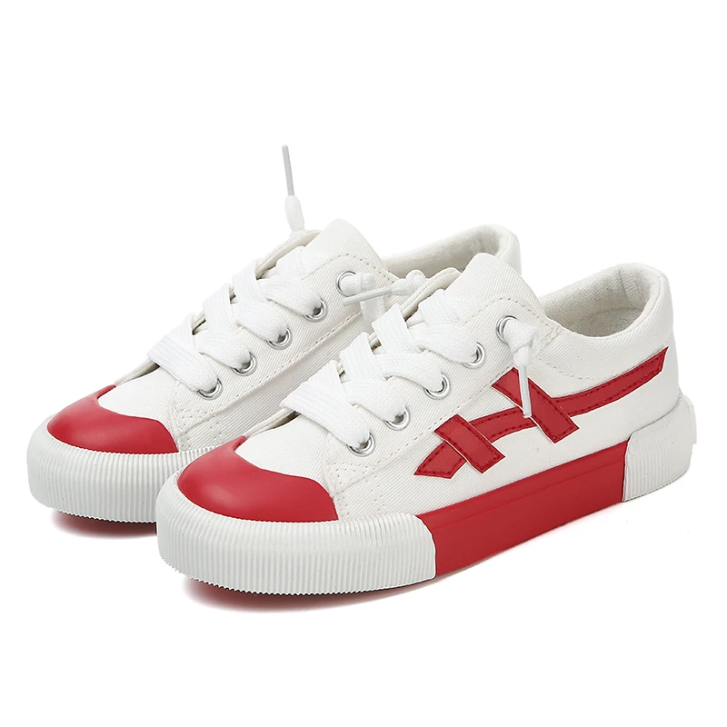 Baby Girl Boy Toddler Shoes Infant Casual Sport Running Canvas Shoes Soft Sole Comfortable Color Children Sneaker Lace-up Shoes 
