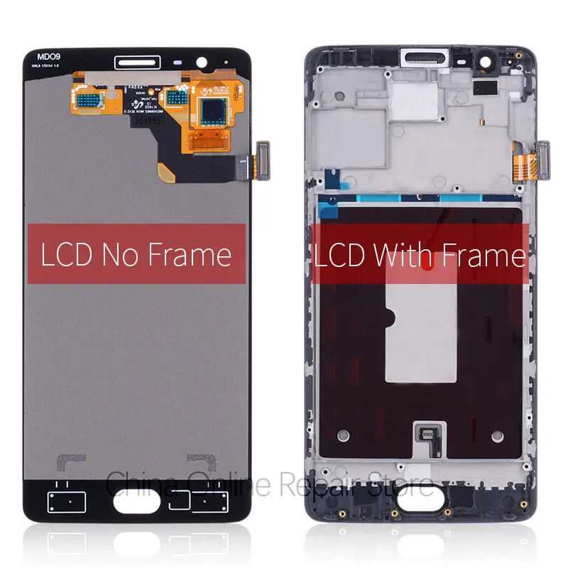 T PARTS AMOLED оригинальный Дисплей для OnePlus 3 Сенсорный экран с рамкой Oneplus ЖК дисплей