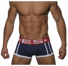 Men Underwear Boxer Shorts Trunks Cotton calzoncillos Gay Underwear Brand panties Penis Pouch WJ U Convex Man Underpants E11
