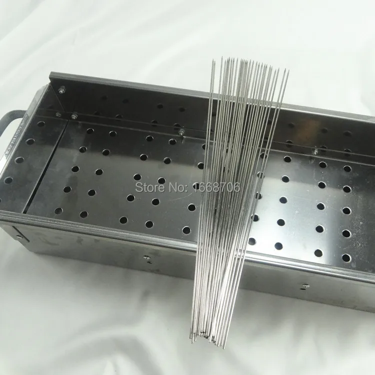 50pcs/lot 28.5cm*2mm stainless skewer barbecue fork stainless bbq food stick BBQ Tools Kitchen,Dining & bar Home & Garden
