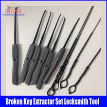 2 шт./лот 10 шт сломанный ключ Extractor Набор слесарь инструмент для удаления ключа удаления фиксатор крючков комплект