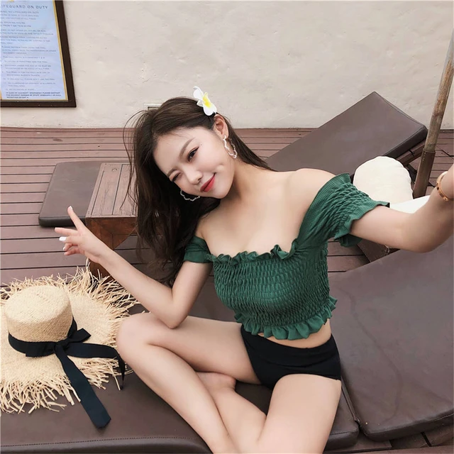 Sexy Bikini Women High Waist Swimsuit Shorts Swimwear Halter Bathing Suit  Brazilian Beachwear Push Up Pads Tummy Control Jersey - Bikinis Set -  AliExpress