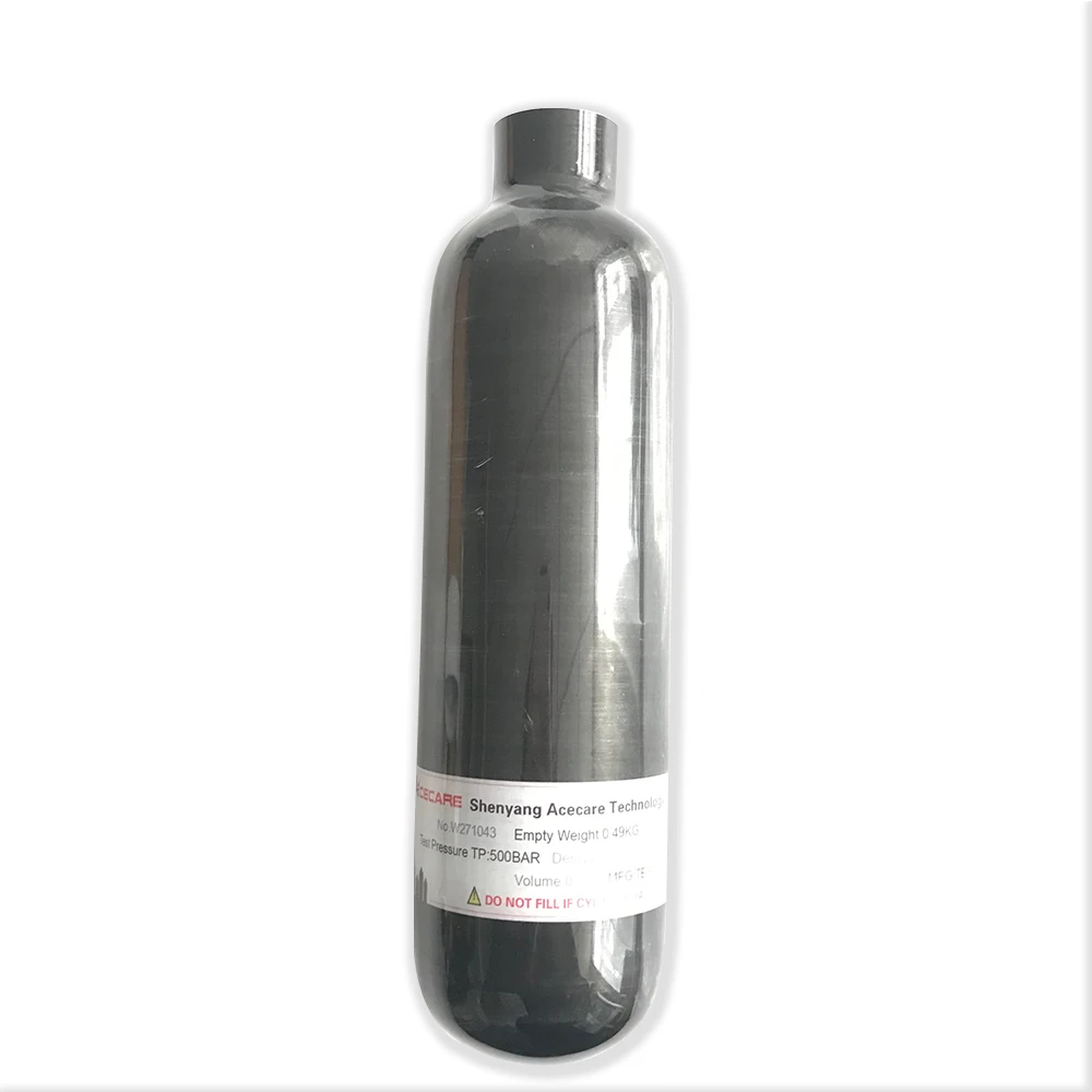 AC3035 Acecare Air Rifle 350cc 4500Psi PCP/бак для пейнтбола, черный PCP цилиндр из углеродного волокна для охоты, HPA бак для сжатого воздуха - изображение