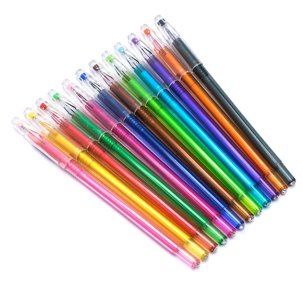 Buy 12Pcs/Lot Diamond Color Gel Pen Ballpoint Pen
