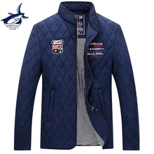 KENTY SHARK брендовая одежда для мужчин осень зима теплая верхняя одежда пальто Повседневная парка для мужчин s 220