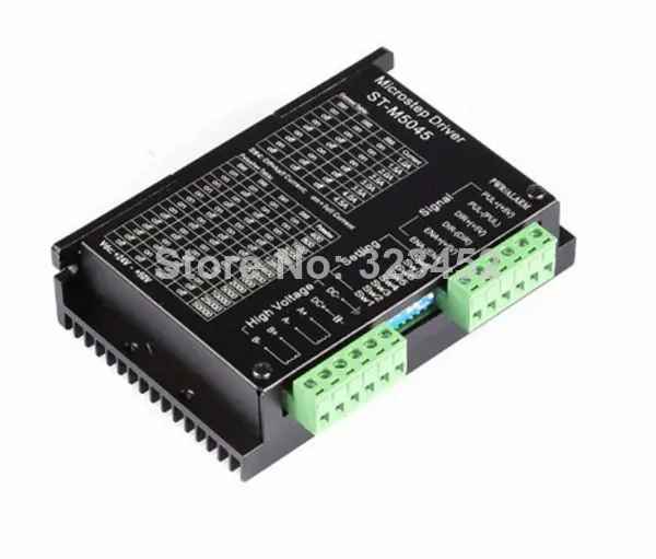 Фрезерный станок с ЧПУ 3 оси комплект, 24-50VDC ST-M5045 4.5A драйвер заменить 2M542+ 5 оси коммутационная плата+ Nema23 425 унций двигатель+ 350W