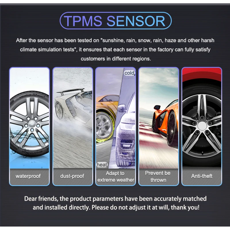 TPMS U8T бизнес автомобиль грузовик беспроводная система мониторинга давления в