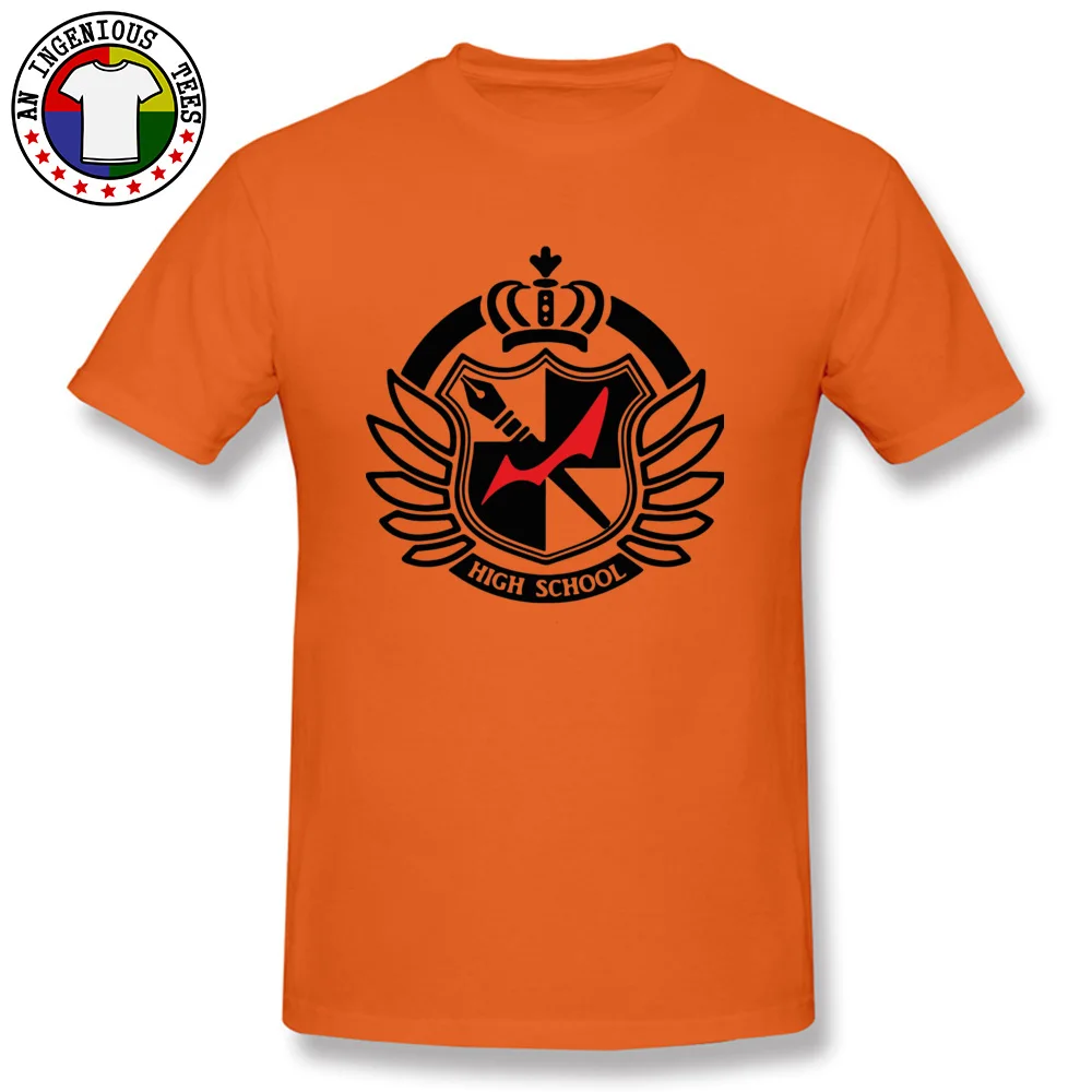 Three Orangutans 13389 Men Special Tops & Tees Round Collar Summer Autumn Cotton T-Shirt comfortable Short Sleeve Tee-Shirts Three Orangutans 13389 orange