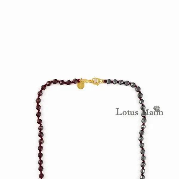 Ожерелье с гранатом Lotus Mann|necklace necklace|necklace mixgarnet necklace |